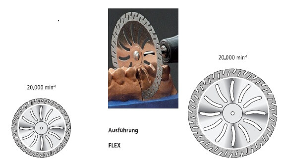 Laboratory Diamond Discs for Gypsum okoDent